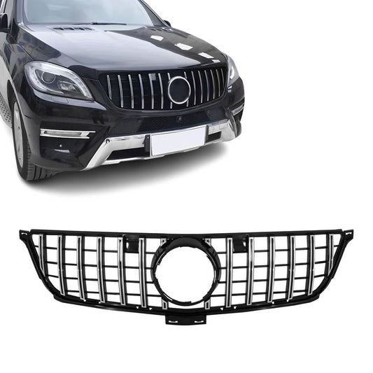 GT R Panamericana stil Frontgrill för Mercedes ML W166 (11-15), chrome