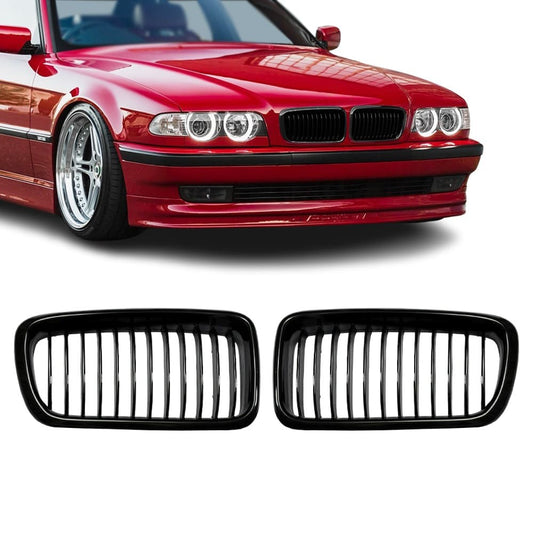 Främre njurar för BMW E38 (94-01), blank svart