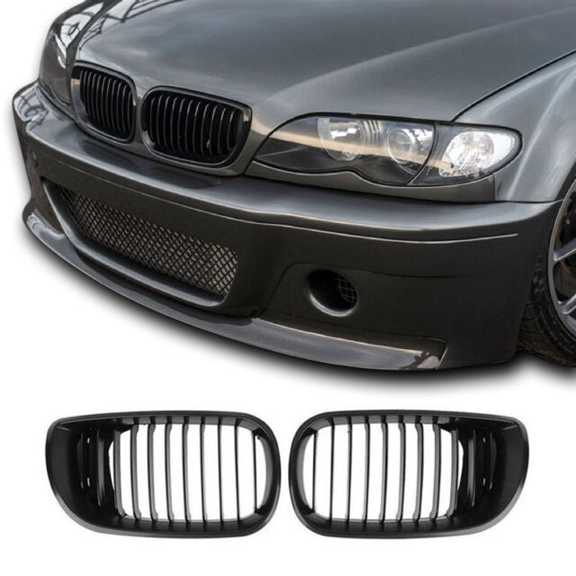 Njurar för BMW E46 sedan / touring (01-05), blank svart