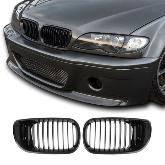 Njurar för BMW E46 sedan / touring (01-05), blank svart