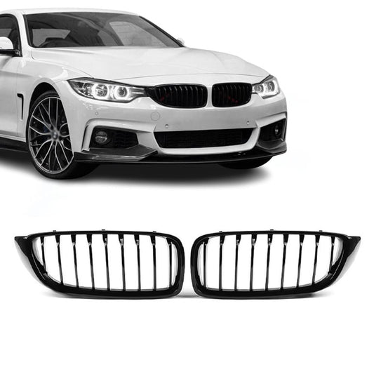 Främre njurar för BMW F32 / F33 / F36 / F80 / F82, blank svart