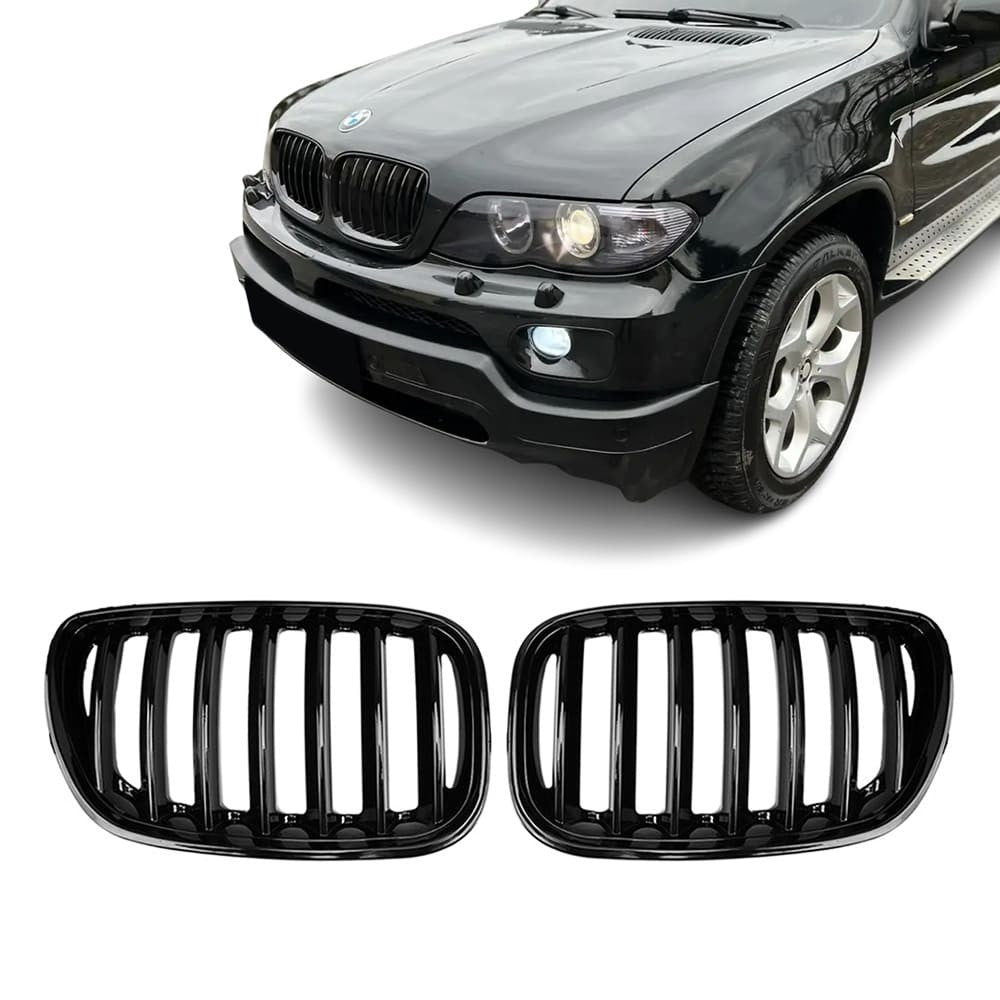 Njurar för BMW X5 E53 facelift (04-06), blank svart