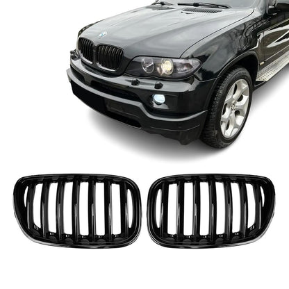 Njurar för BMW X5 E53 facelift (04-06), blank svart