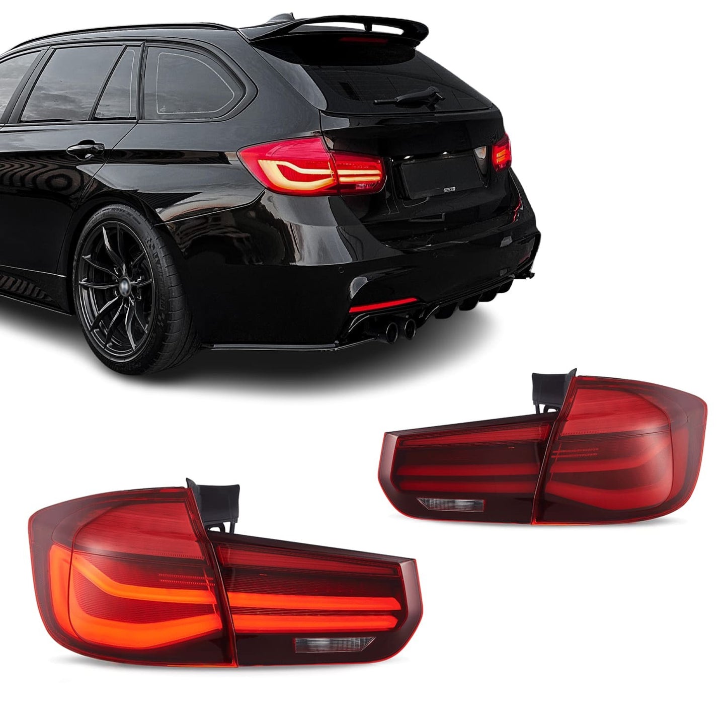 LCI-look LED Bakljus sats för BMW F31 Touring (11-18)