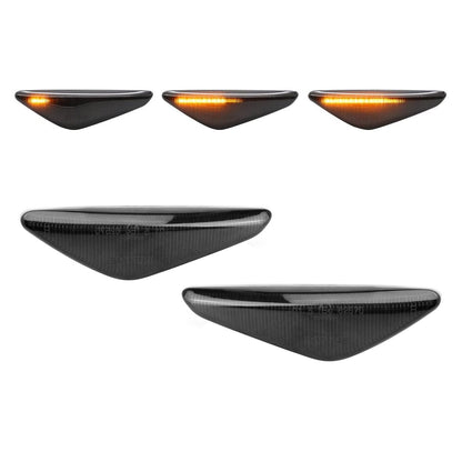 LED dynamic Sida repeaters för BMW E70 X5 / E71 X6 / F25 X3, röktonad
