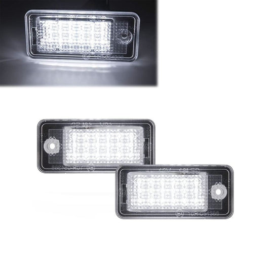 LED-nummerskyltsbelysning för Audi A6 C6 modeller