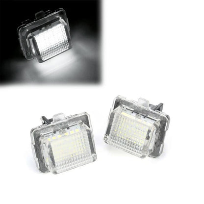 LED-nummerskyltsbelysning sats för Mercedes-Benz W204 / C204 / S204 prefacelift (07-11)