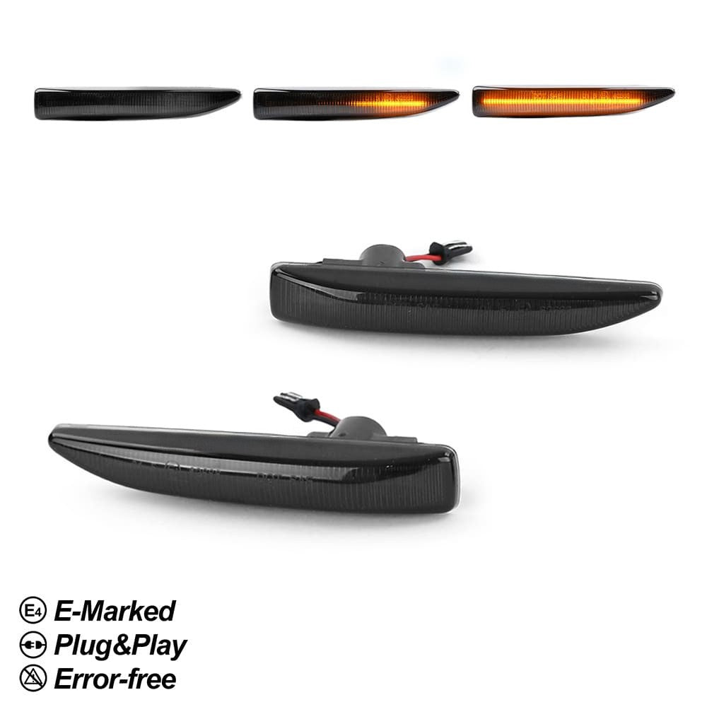LED Sequential Sidoblinkers för BMW E65 / E66 (01-08), röktonad