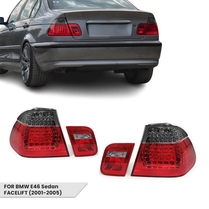 LED Bakljus sats för BMW E46 (01-05) Sedan, röktonad