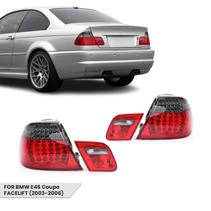 LED Bakljus för BMW E46 (03-06) coupé, röktonad
