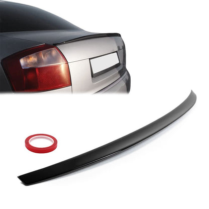 Lip Spoiler för Audi A4 B6 (01-05), blank svart