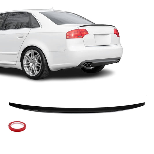 Lip Spoiler för Audi A4 B7 (05-08), blank svart