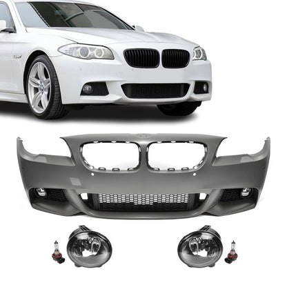 M-Pack Främre stötfångare för BMW F10 / F11 PRE-LCI (10-13), med klar Dimljus