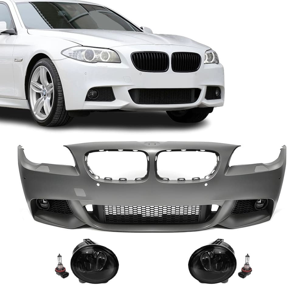 M-Pack Främre stötfångare för BMW F10 / F11 PRE-LCI (10-13), med röktonad Dimljus