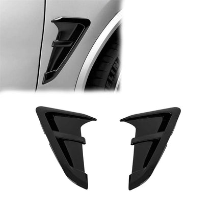 M-stil Fender Vent lister för BMW X3 G01, F97 / X4 G02, F98 (18-24), blank svart