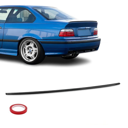 M3-stil Bakluckespoiler för BMW E36 Sedan / coupé / Cabrio, blank svart