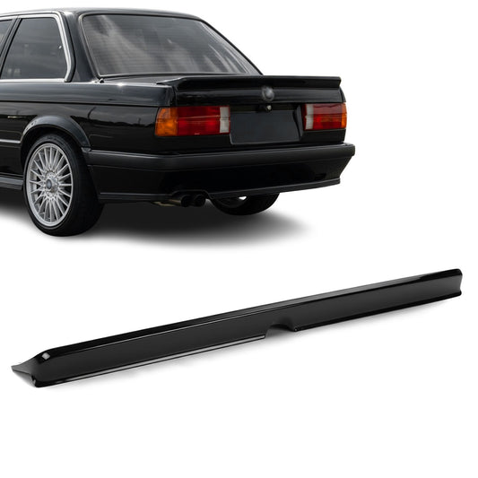 M-Tech 1 stil Bakluckespoiler för BMW E30 (82-94), svart