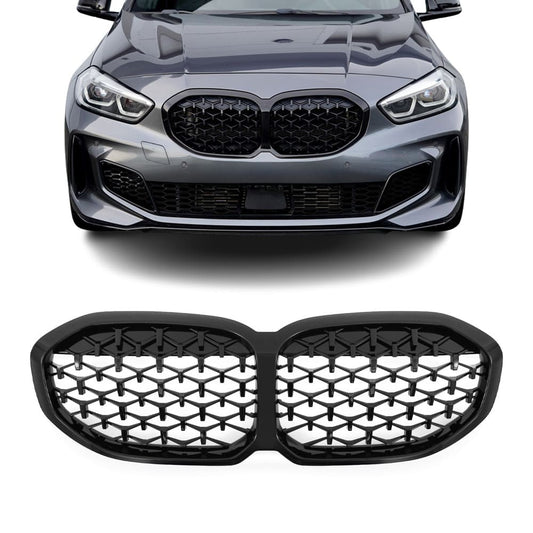 M140-stil Front Njurar för BMW F40 (19-24), blank svart
