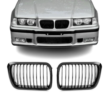 M3-stil Njurar för BMW E36 facelift (96-99), blank svart