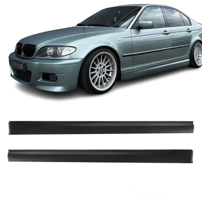 M3-stil Sidokjolar sats för BMW E46 sedan / touring