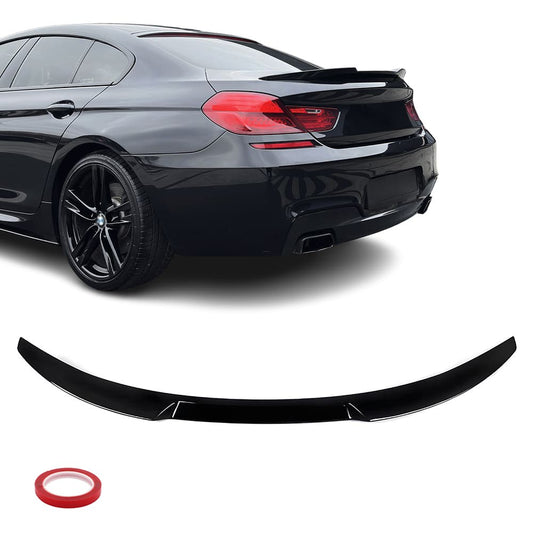 M4-stil Bakluckespoiler för BMW F06 / F13, blank svart