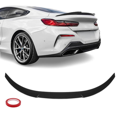 M4-stil Bakluckespoiler för BMW G15 / F92 coupé, blank svart
