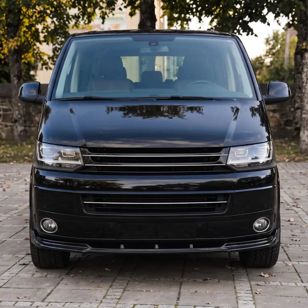 MX-Style Frontläpp för VW T5.1 (09-14), blank svart
