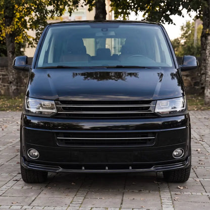 MX-Style Frontläpp för VW T5.1 (09-14), blank svart