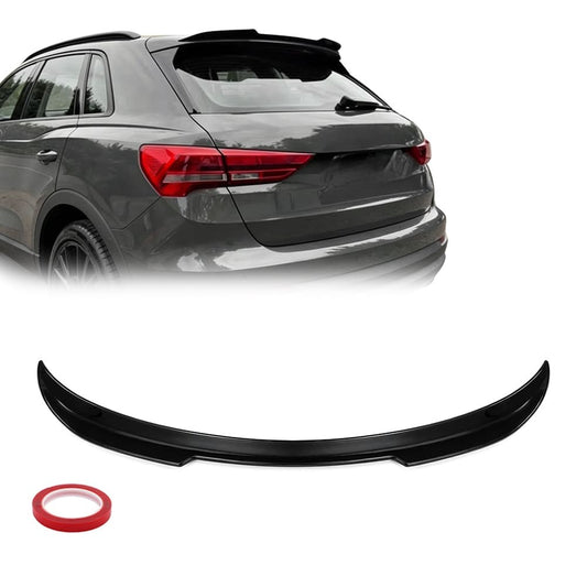 MX-stil baklucka / Takspoiler för Audi Q3 F3 (18-26), blank svart