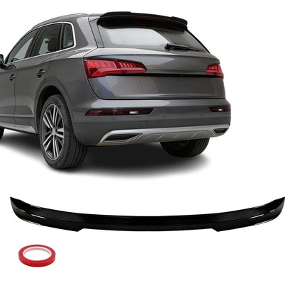 MX-stil baklucka / Takspoiler för Audi Q5 FY (18-25) standard version, blank svart