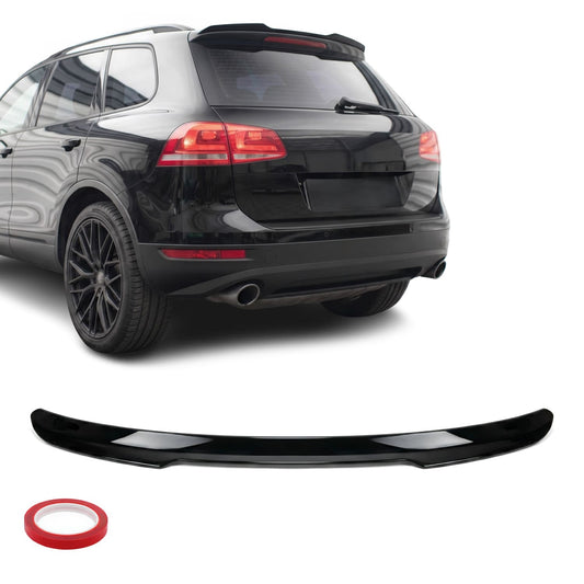 MX-stil baklucka / Takspoiler för VW Touareg MK2 (10-18), blank svart