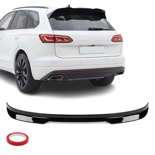 MX-stil baklucka / Takspoiler för VW Touareg MK3 (18-26), blank svart
