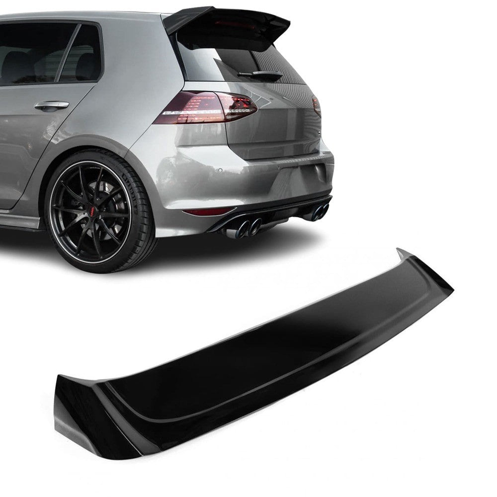 OSIR-inspirerad Takspoiler för VW Golf MK7 (13-19) GTI / GTD / GTE / R, blank svart