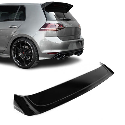 OSIR-inspirerad Takspoiler för VW Golf MK7 (13-19) GTI / GTD / GTE / R, blank svart