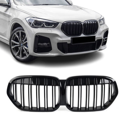 Performance Front Njurar för BMW X1 F48 LCI (19-22), blank svart
