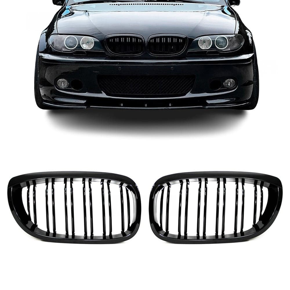 Performance-njurar för BMW E46 coupé / cabriolet (03-06), blank svart