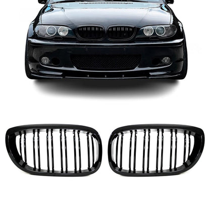 Performance-njurar för BMW E46 coupé / cabriolet (03-06), blank svart