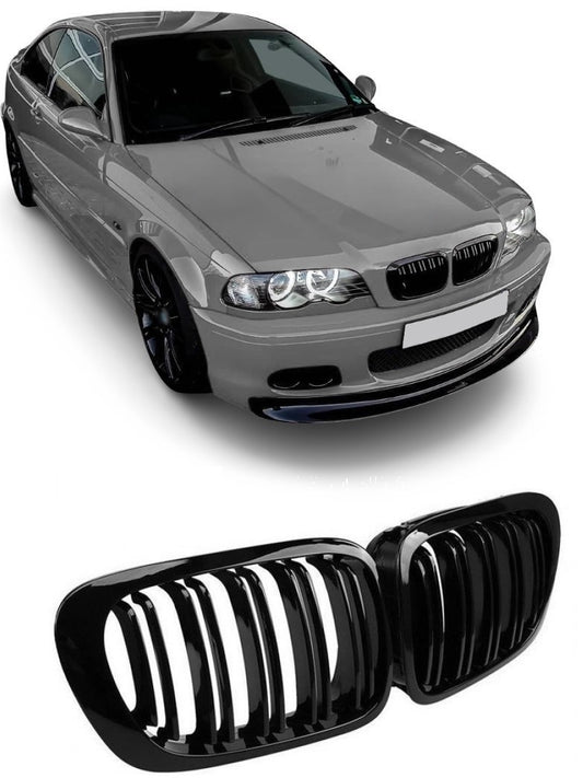 Performance-njurar för BMW E46 coupé / cabriolet (99-03), blank svart