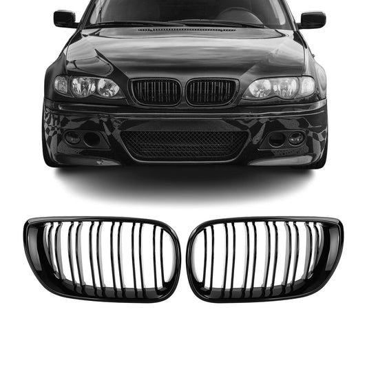 Performance-njurar för BMW E46 sedan / touring (01-05), blank svart