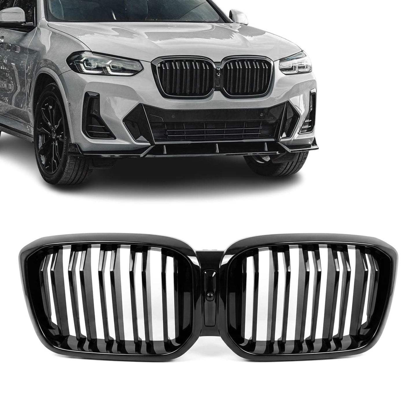 Performance-njurar för BMW G01 X3 LCI / G02 X4 LCI (21-24), blank svart