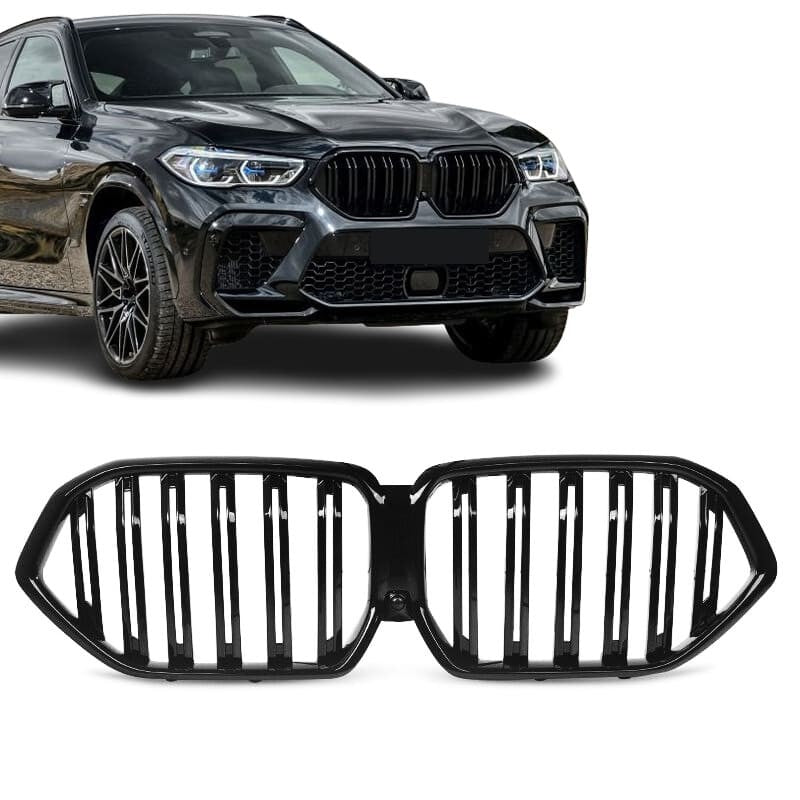 Performance-njurar för BMW G06 X6 PRE-LCI (19-23), blank svart
