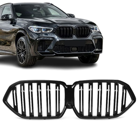 Performance-njurar för BMW G06 X6 PRE-LCI (19-23), blank svart