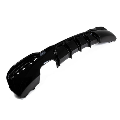 Performance Rear Diffuser för BMW F34 GT med M Sport stötfångare, blank svart