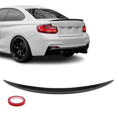 Performance Bakluckespoiler för BMW F22 / F23 / F87, blank svart