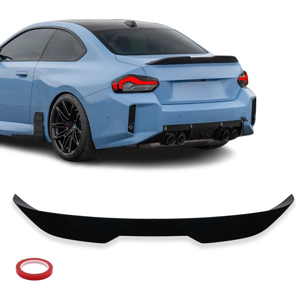 Performance Bakluckespoiler för BMW G42 / G87, blank svart