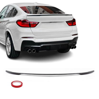 Performance Bakluckespoiler för BMW X4 F26 (14-18), blank svart