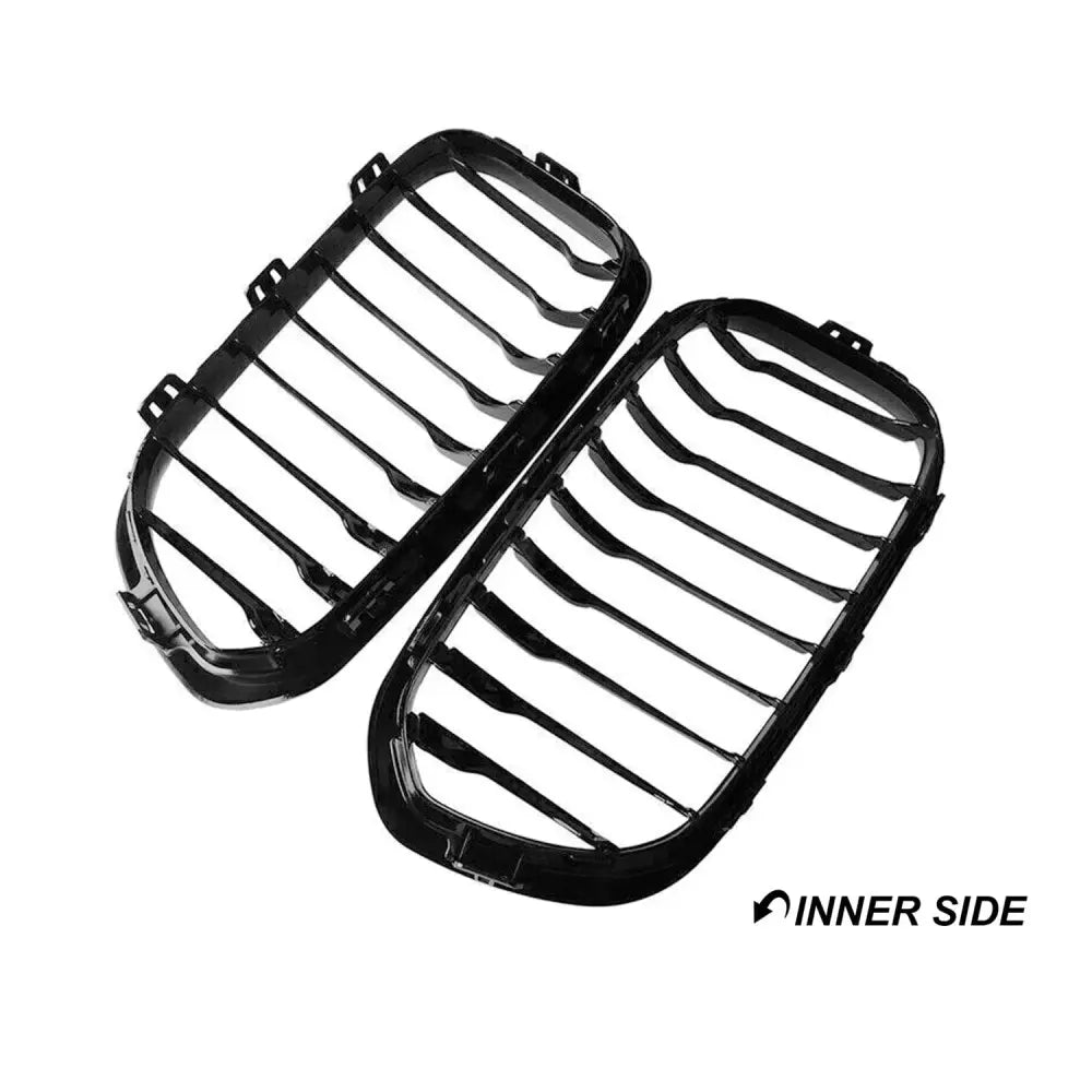 Njurar set för BMW F20 / F21 (15-19) LCI, blank svart