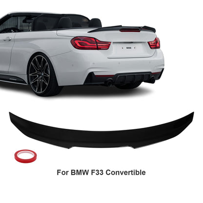 PSM stil Bakluckespoiler för BMW F33 / F83 cabriolet, blank svart
