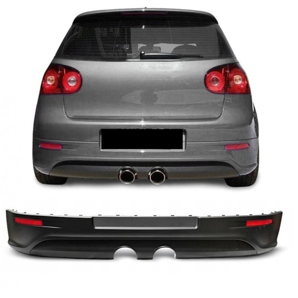 R32 stil Diffuser för bakre stötfångare för VW Golf MK5 (03-09)