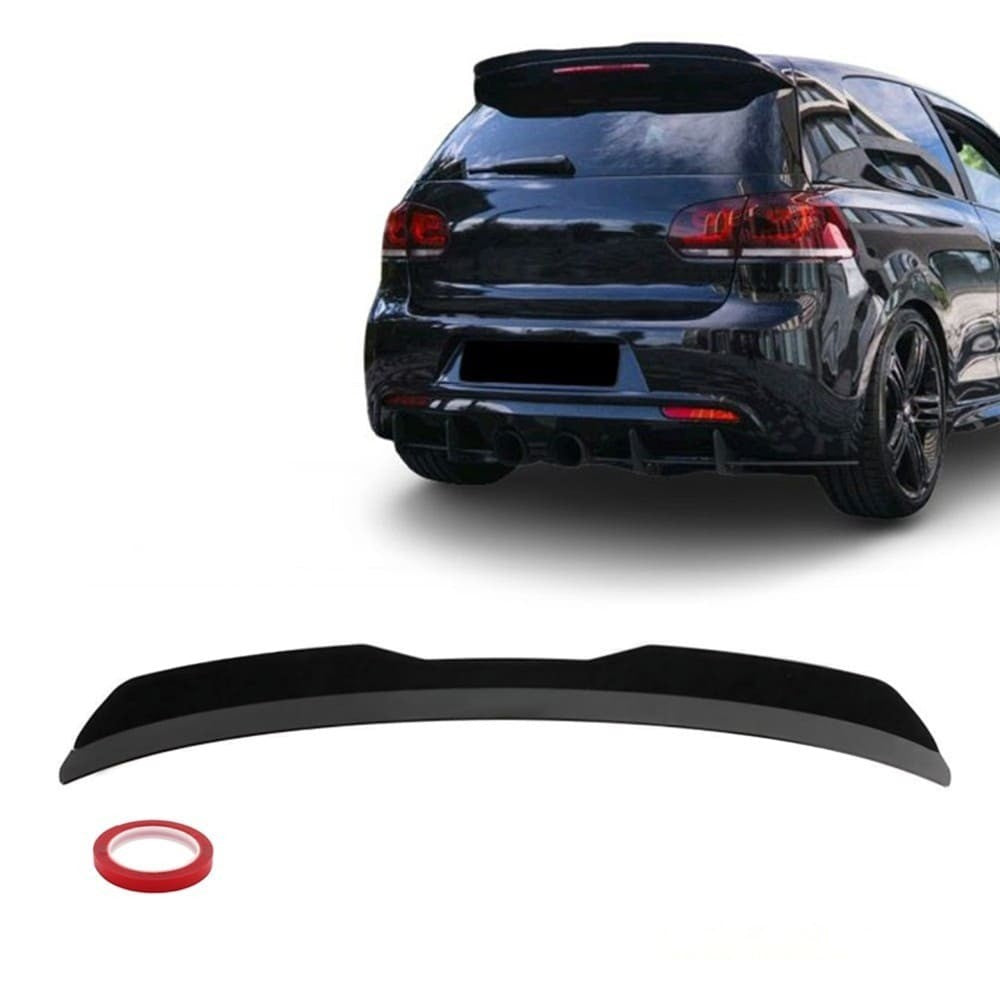 Takspoiler add-on för VW Golf MK6 / MK7, blank svart